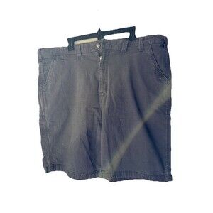 Carhartt Shorts Mens 44 Rugged Flex Canvas Relaxed Fit Workwear Logo 102514-039